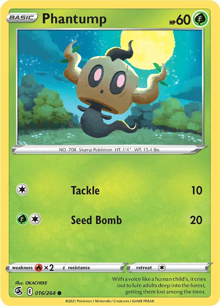 Phantump (016/264) [Sword & Shield: Fusion Strike] | I Want That Stuff Brandon