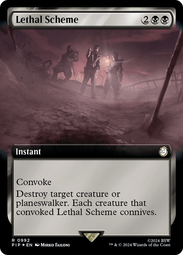 Lethal Scheme (Extended Art) (Surge Foil) [Fallout] | I Want That Stuff Brandon
