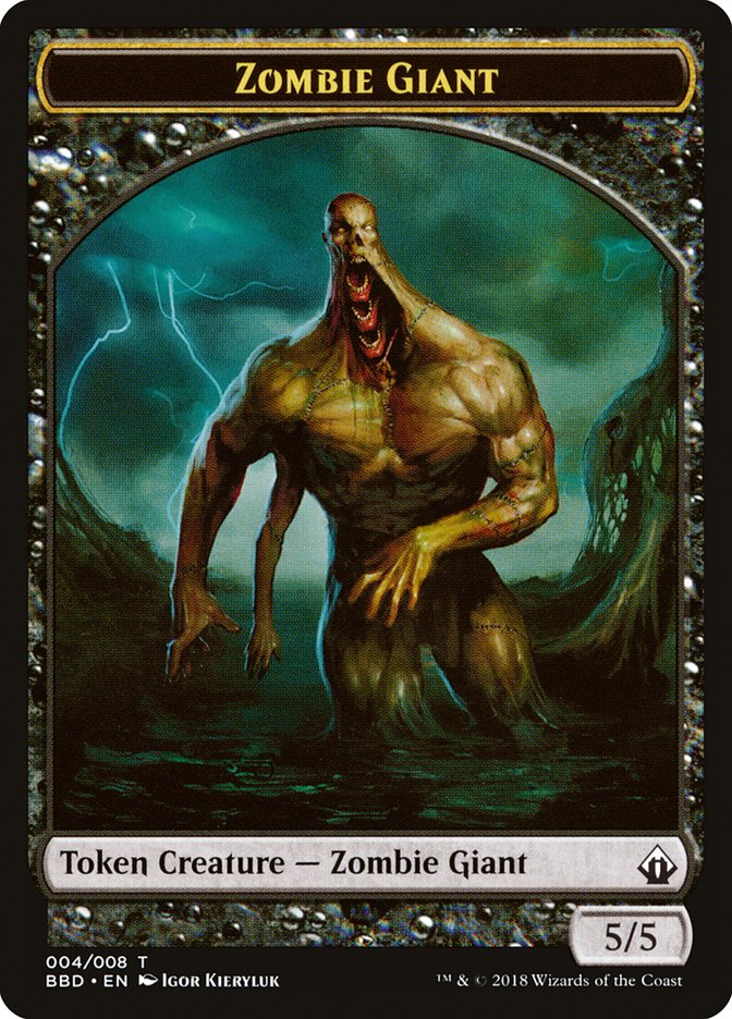 Zombie Giant Token [Battlebond Tokens] | I Want That Stuff Brandon