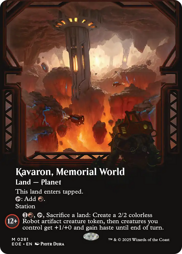 Kavaron, Memorial world (Borderless) [Edge of Eternities] | I Want That Stuff Brandon