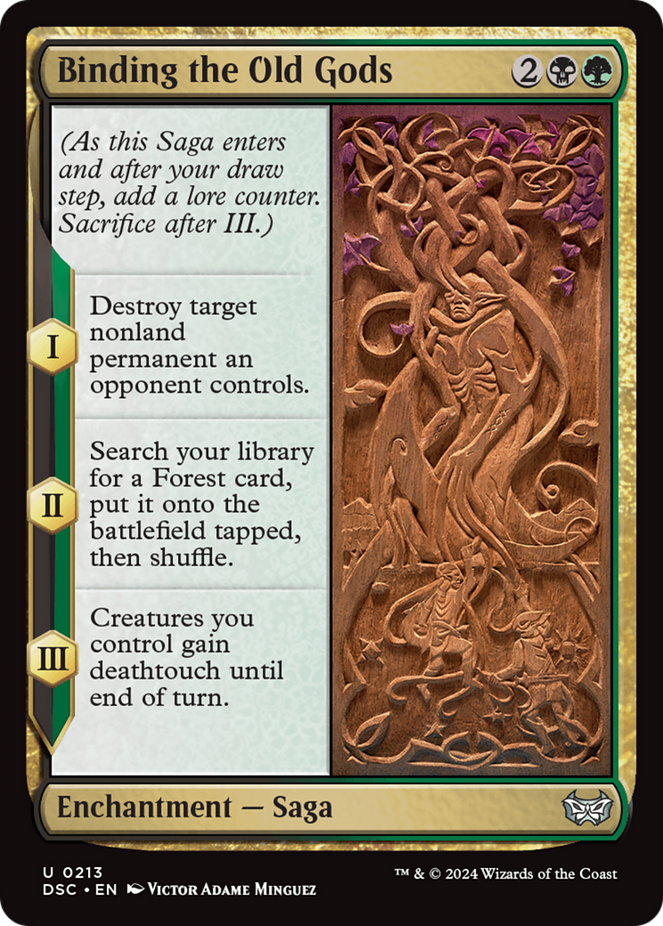 Binding the Old Gods [Duskmourn: House of Horror Commander] | I Want That Stuff Brandon