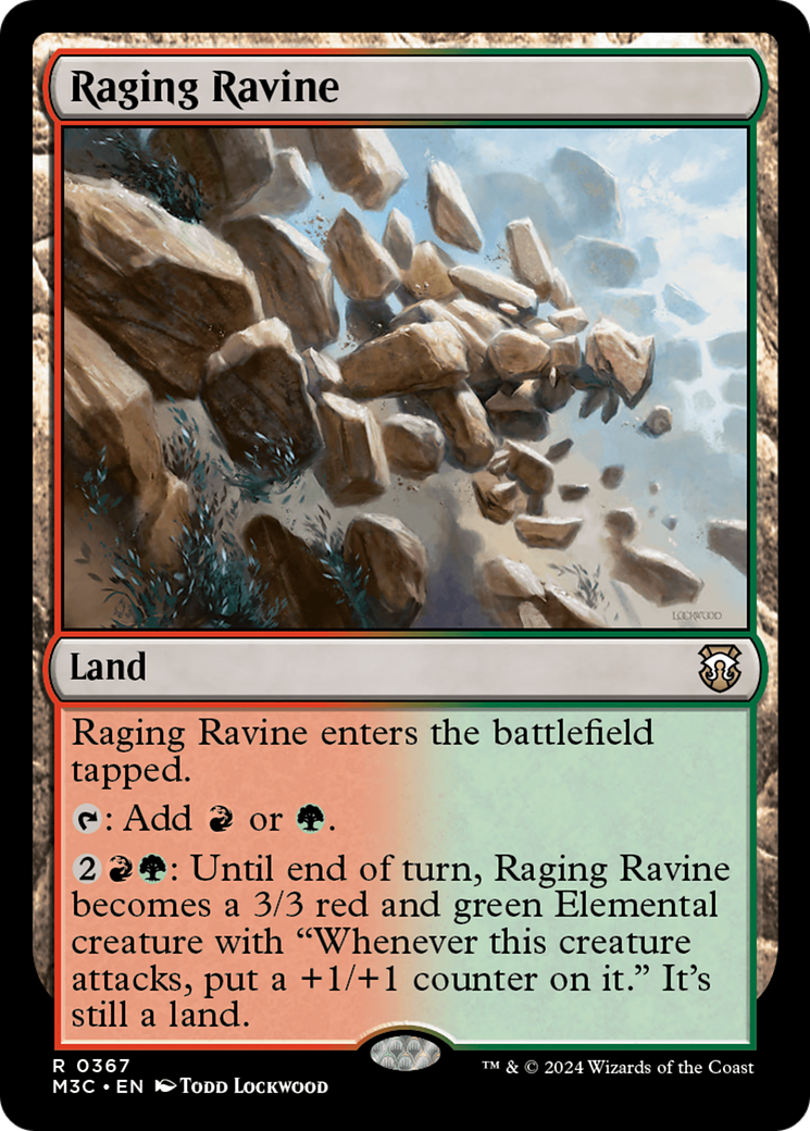 Raging Ravine (Ripple Foil) [Modern Horizons 3 Commander] | I Want That Stuff Brandon