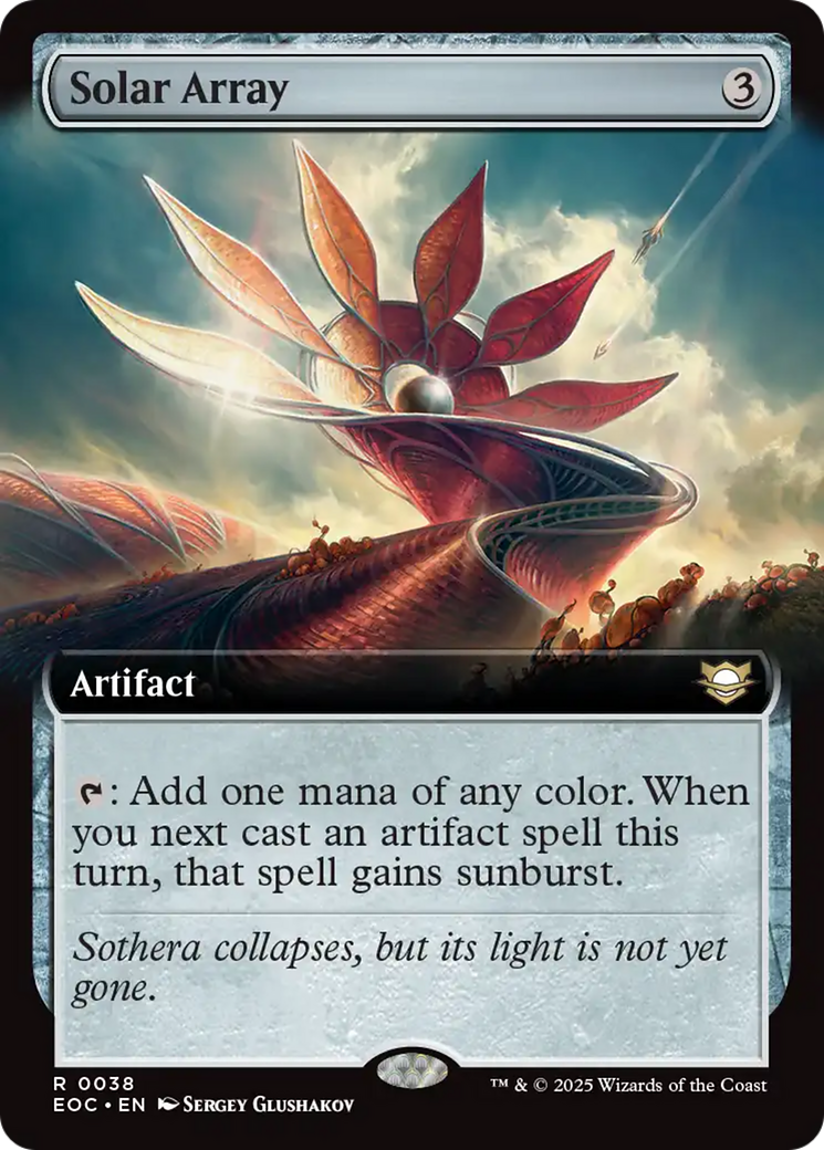 Solar Array (Extended Art) [Edge of Eternities Commander] | I Want That Stuff Brandon