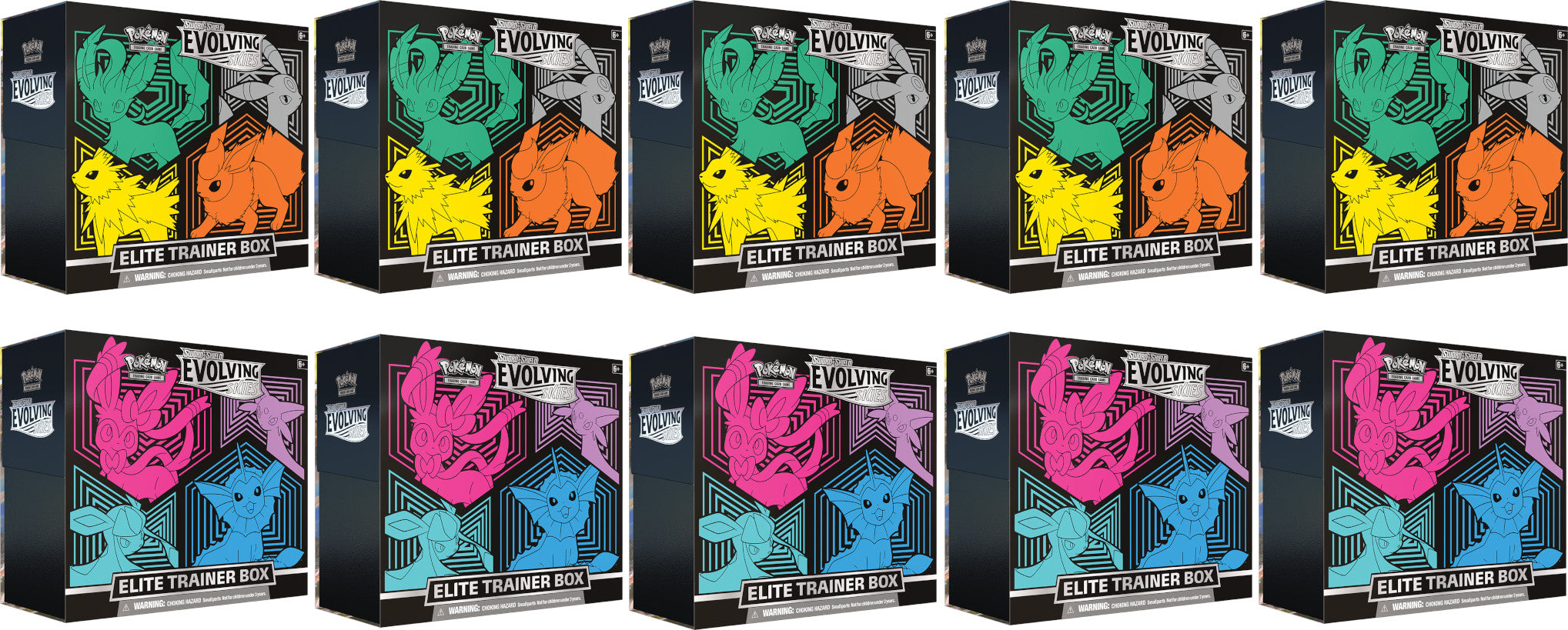 Sword & Shield: Evolving Skies - Elite Trainer Box Case | I Want That Stuff Brandon