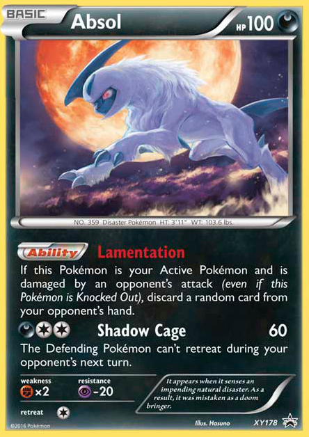 Absol (XY178) [XY: Black Star Promos] | I Want That Stuff Brandon