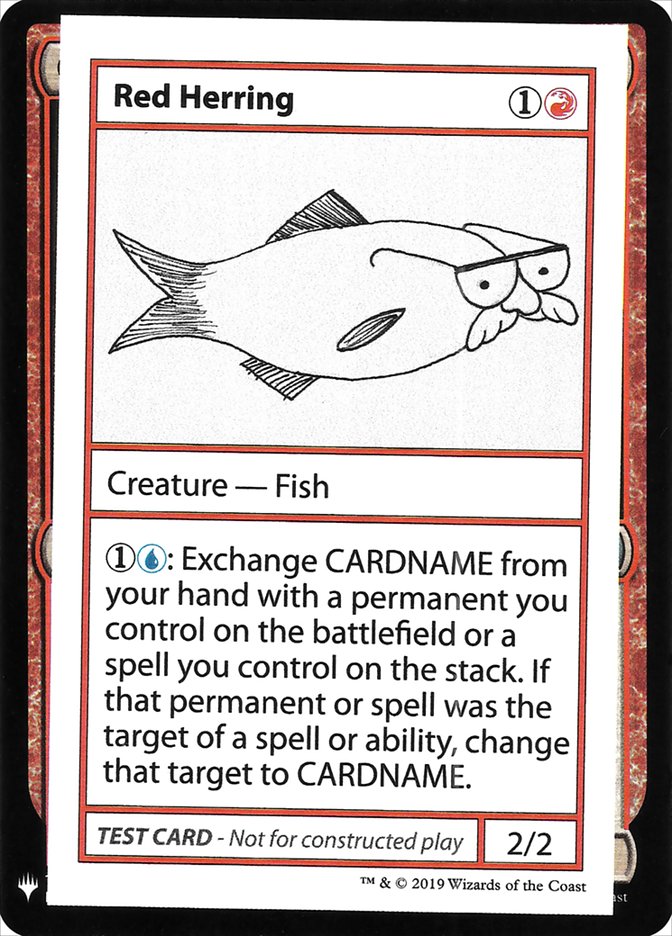 Red Herring [Mystery Booster Playtest Cards] | I Want That Stuff Brandon