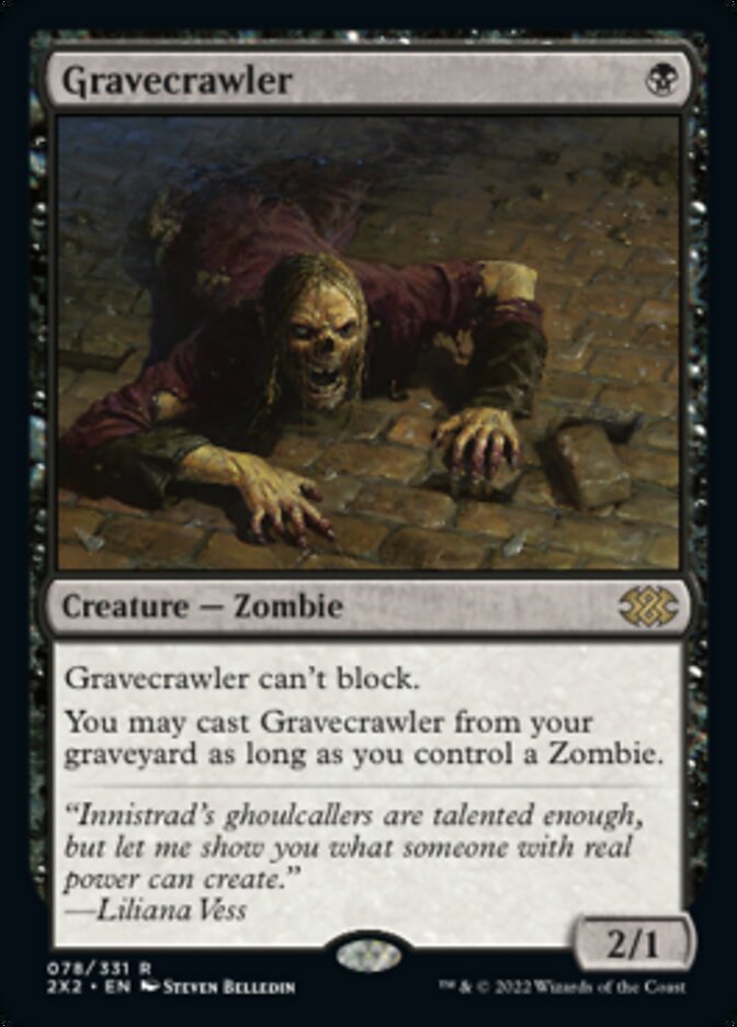 Gravecrawler [Double Masters 2022] | I Want That Stuff Brandon