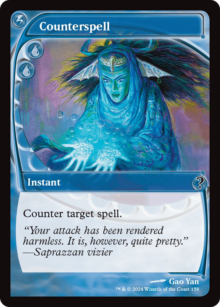 Counterspell (Future Sight) [Mystery Booster 2] | I Want That Stuff Brandon