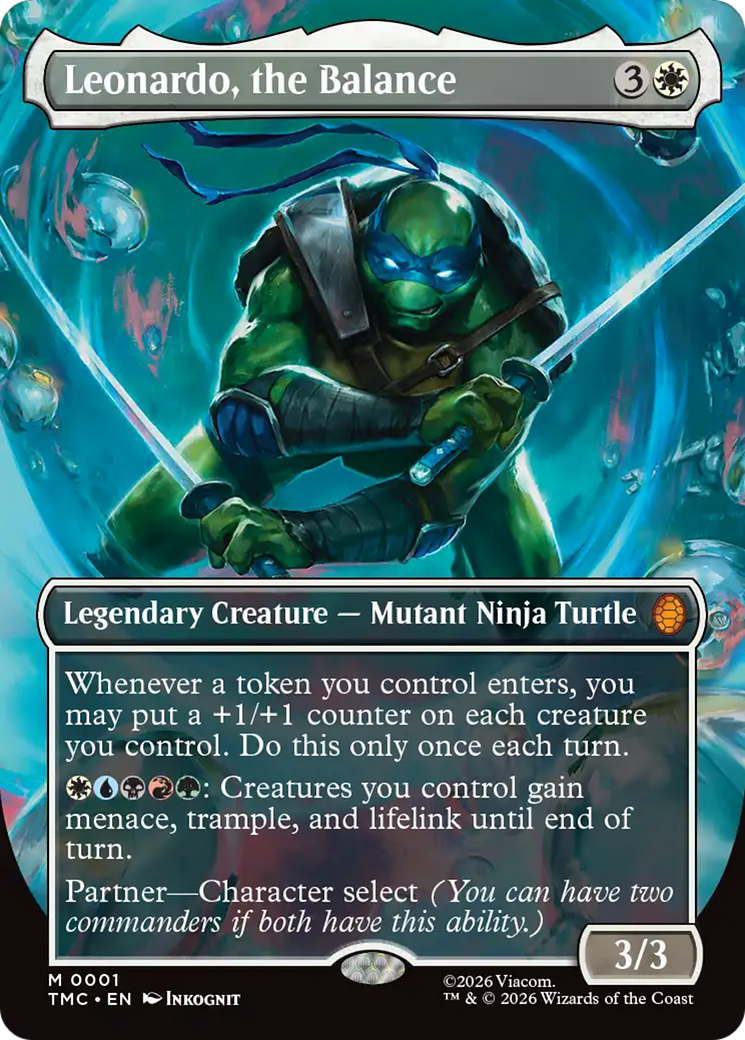 Leonardo, the Balance (Borderless) [Teenage Mutant Ninja Turtles Commander] | I Want That Stuff Brandon