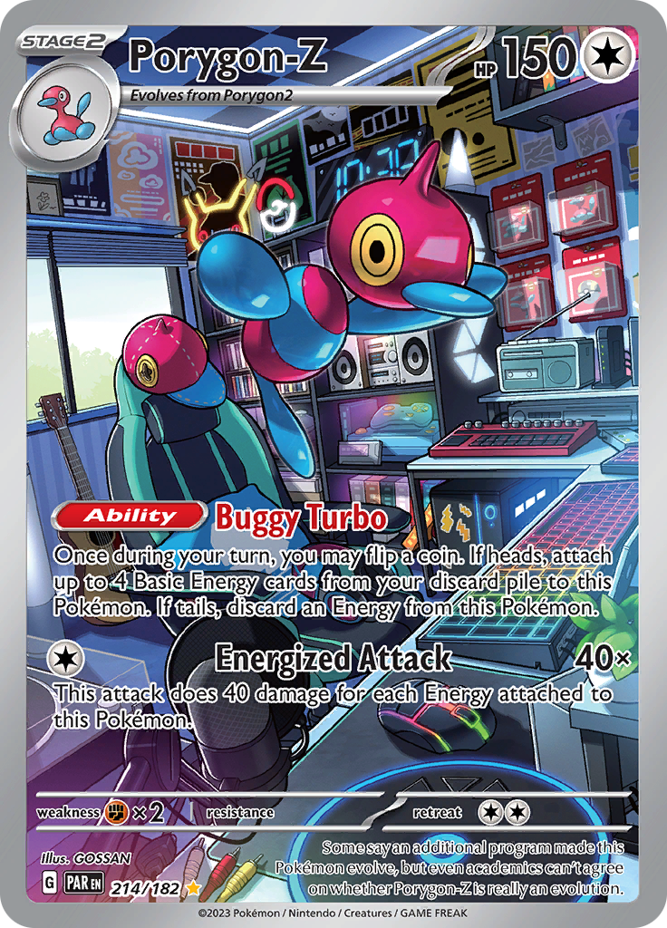 Porygon-Z (214/182) [Scarlet & Violet: Paradox Rift] | I Want That Stuff Brandon