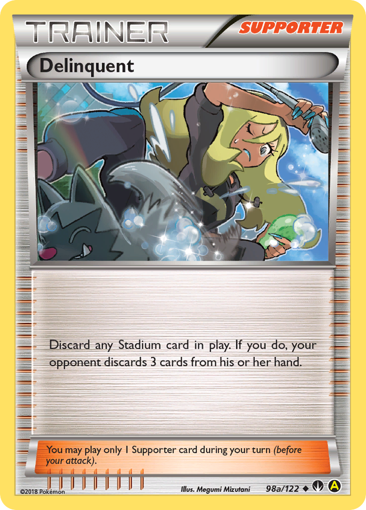 Delinquent (98a/122) [Alternate Art Promos] | I Want That Stuff Brandon