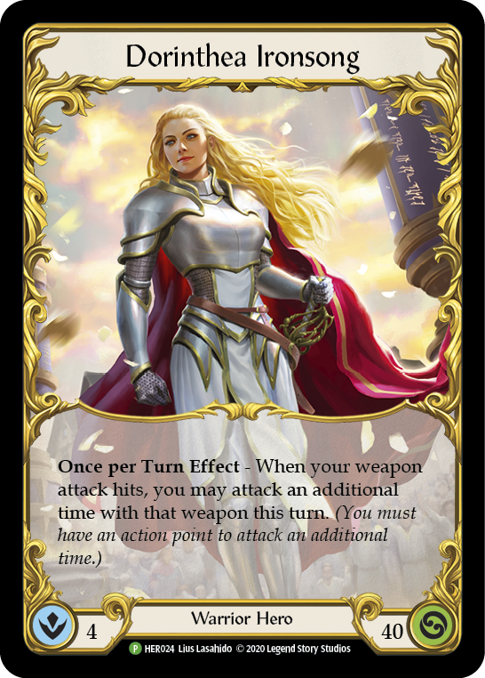 Dorinthea Ironsong [HER024] (Promo)  1st Edition Rainbow Foil | I Want That Stuff Brandon