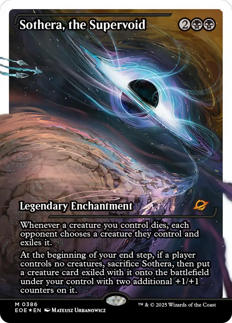 Sothera, the Supervoid (Fracture Foil) [Edge of Eternities] | I Want That Stuff Brandon