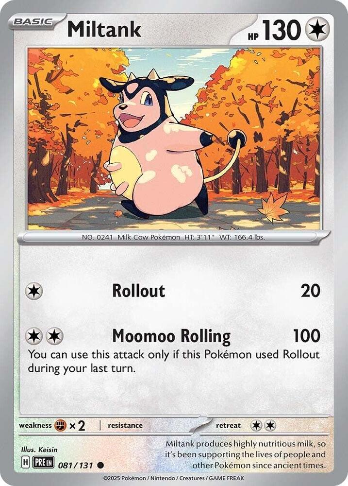 Miltank (081/131) [Scarlet & Violet: Prismatic Evolutions] | I Want That Stuff Brandon