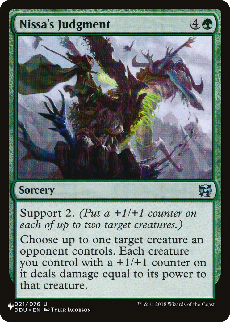 Nissa's Judgment [The List Reprints] | I Want That Stuff Brandon