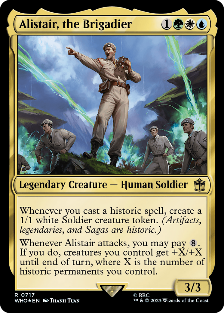 Alistair, the Brigadier (Surge Foil) [Doctor Who] | I Want That Stuff Brandon