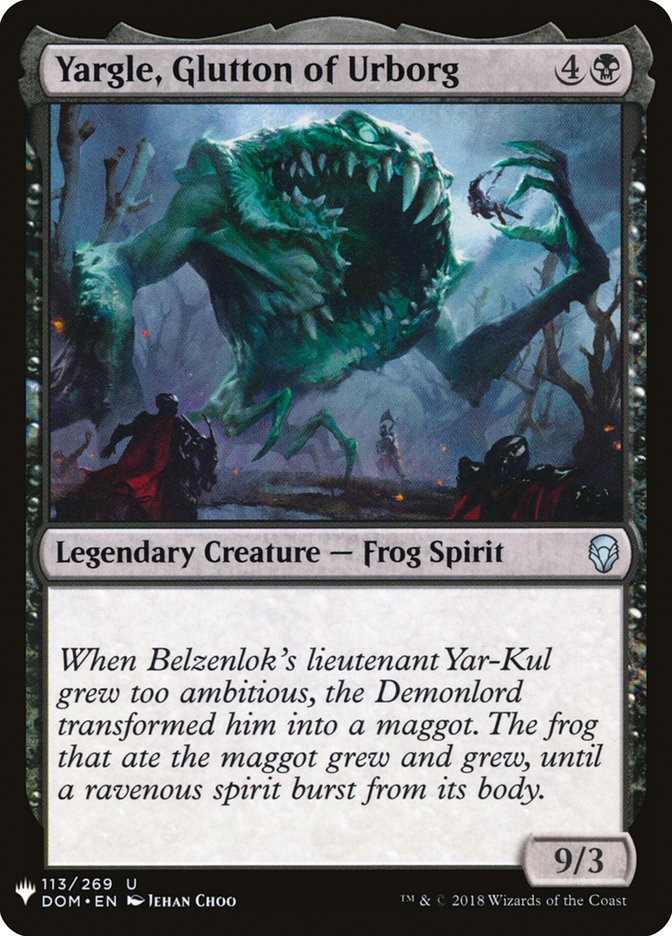 Yargle, Glutton of Urborg [Mystery Booster] | I Want That Stuff Brandon
