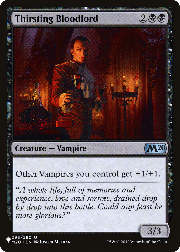 Thirsting Bloodlord [The List Reprints] | I Want That Stuff Brandon