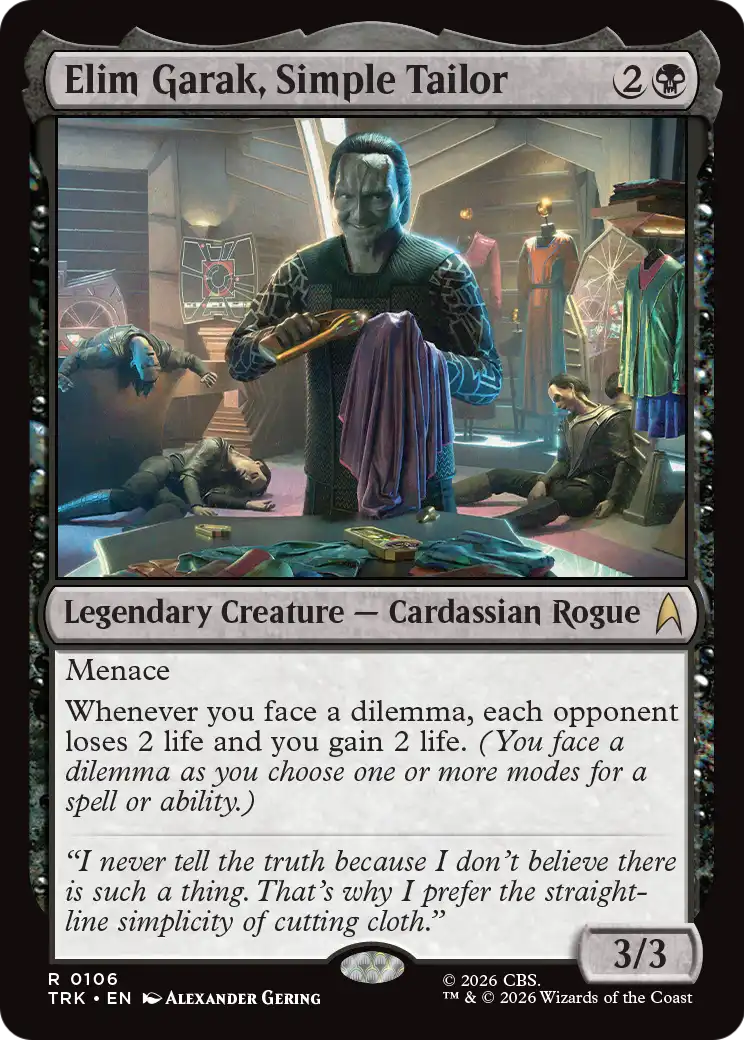 Elim Garak, Simple Tailor [Star Trek] | I Want That Stuff Brandon