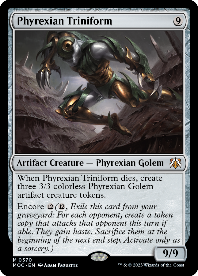 Phyrexian Triniform [March of the Machine Commander] | I Want That Stuff Brandon