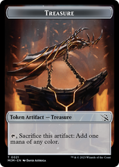 Treasure (21) // Phyrexian Saproling Double-Sided Token [March of the Machine Tokens] | I Want That Stuff Brandon