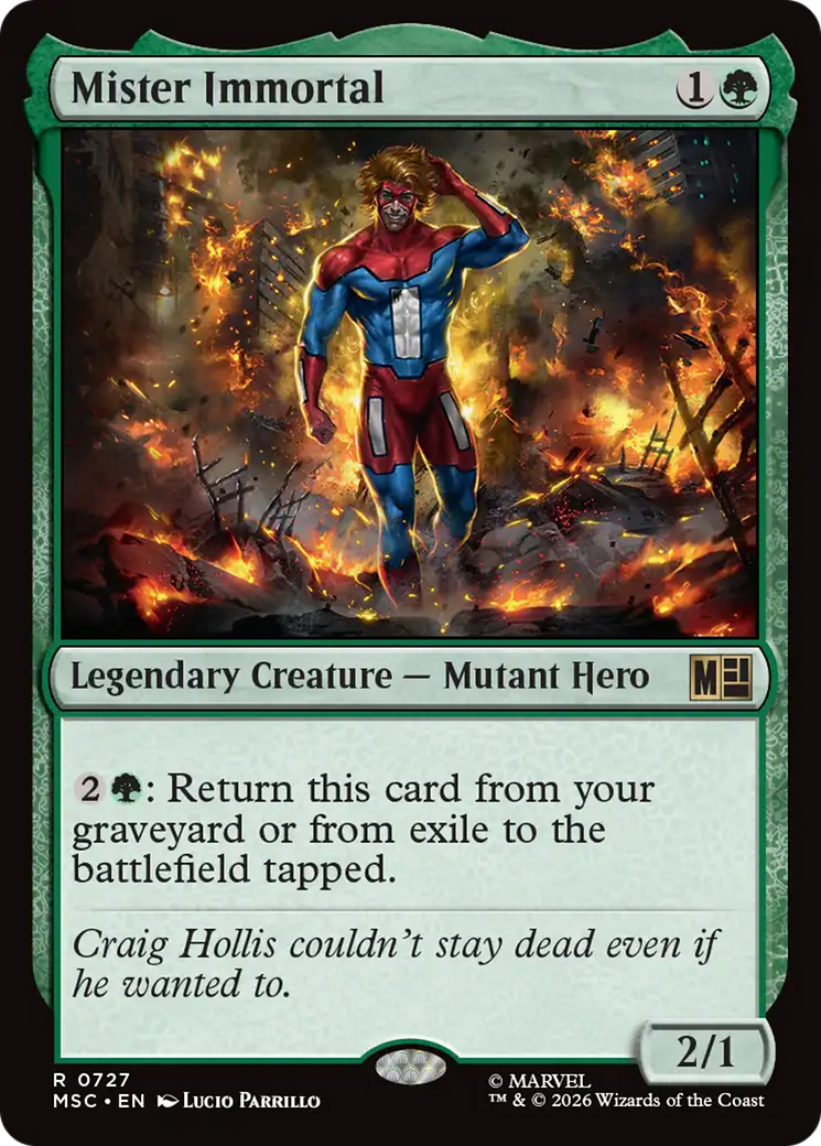 Mister Immortal [Marvel Super Heroes Commander] | I Want That Stuff Brandon