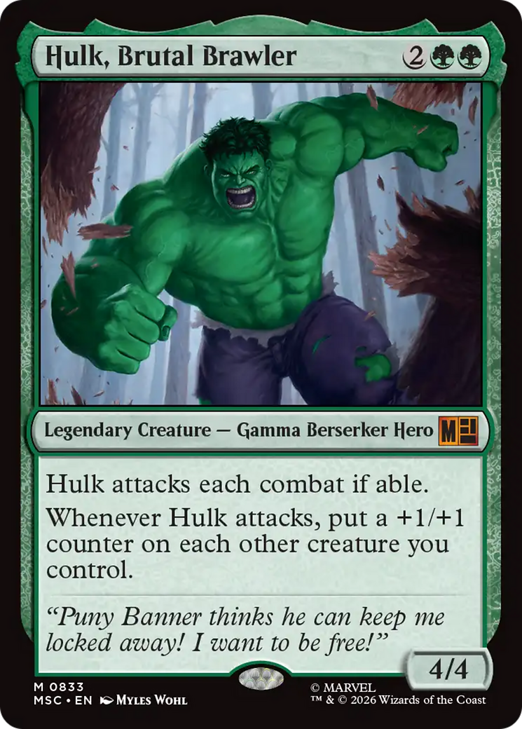 Hulk, Brutal Brawler [Marvel Super Heroes Commander] | I Want That Stuff Brandon