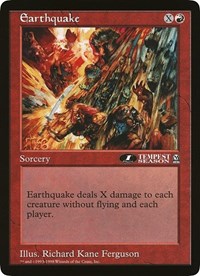 Earthquake (Oversized) [Oversize Cards] | I Want That Stuff Brandon