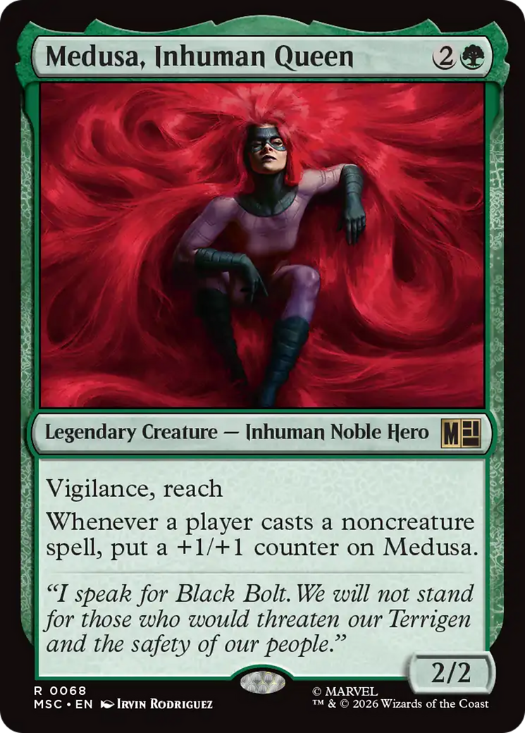 Medusa, Inhuman Queen (Surge Foil) [Marvel Super Heroes Commander] | I Want That Stuff Brandon