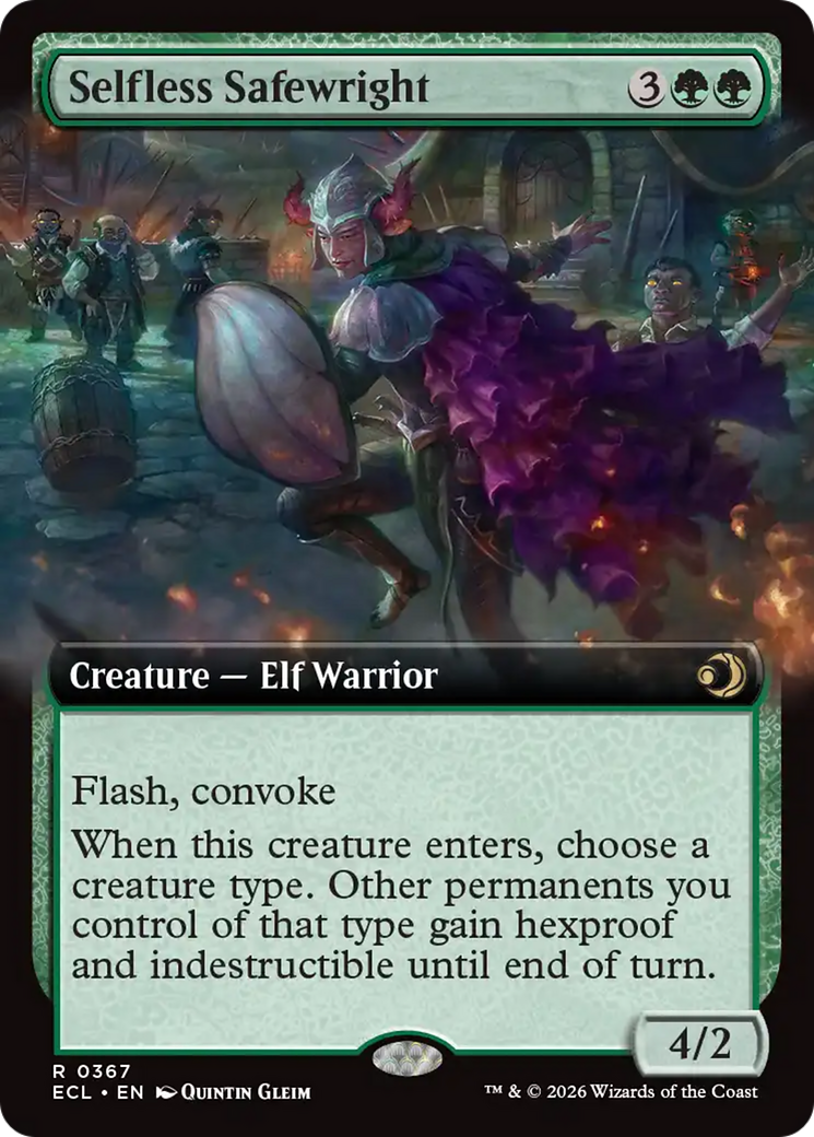Selfless Safewright (Extended Art) [Lorwyn Eclipsed] | I Want That Stuff Brandon