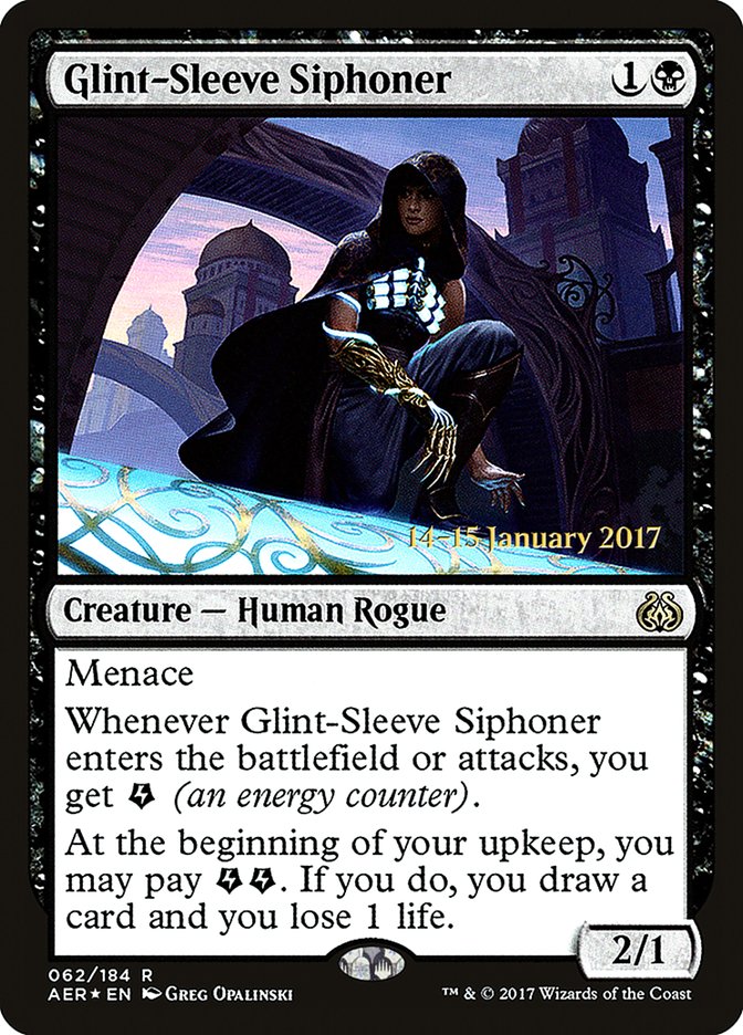 Glint-Sleeve Siphoner [Aether Revolt Prerelease Promos] | I Want That Stuff Brandon