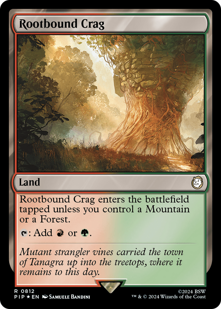 Rootbound Crag (Surge Foil) [Fallout] | I Want That Stuff Brandon