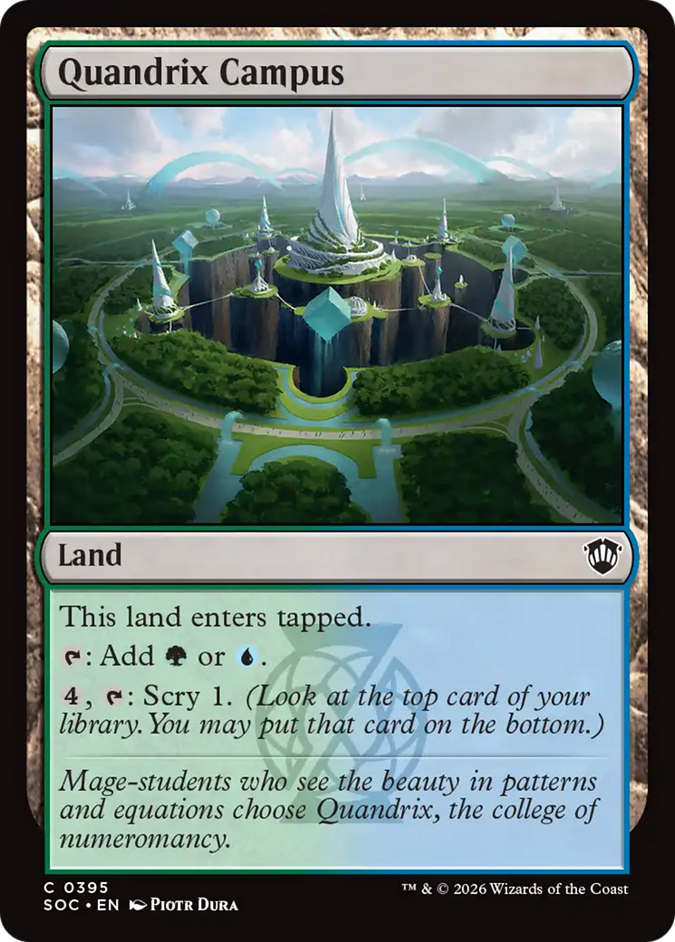 Quandrix Campus [Secrets of Strixhaven Commander] | I Want That Stuff Brandon