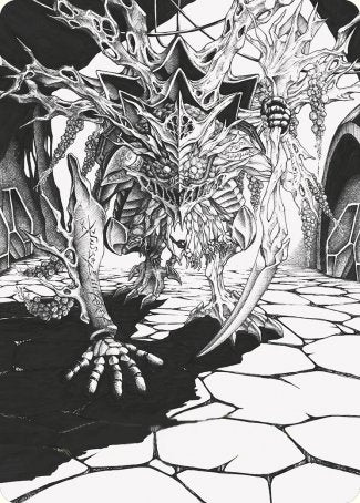 Thrun, Breaker of Silence Art Card [Phyrexia: All Will Be One Art Series] | I Want That Stuff Brandon