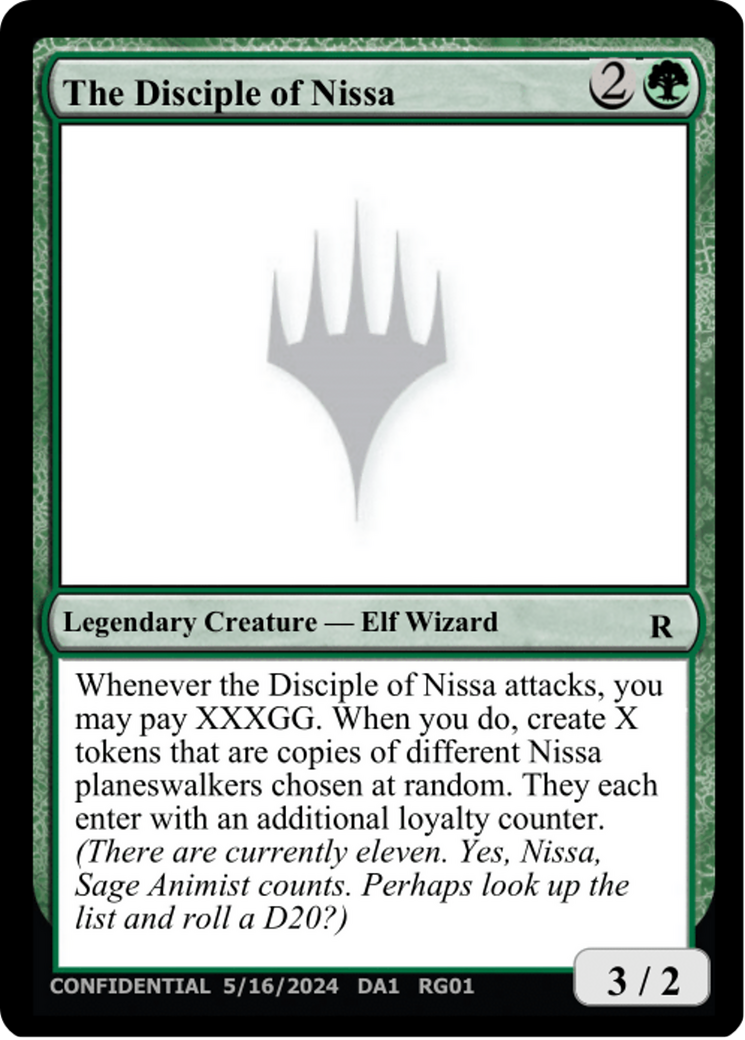 The Disciple of Nissa [Unknown Event] | I Want That Stuff Brandon