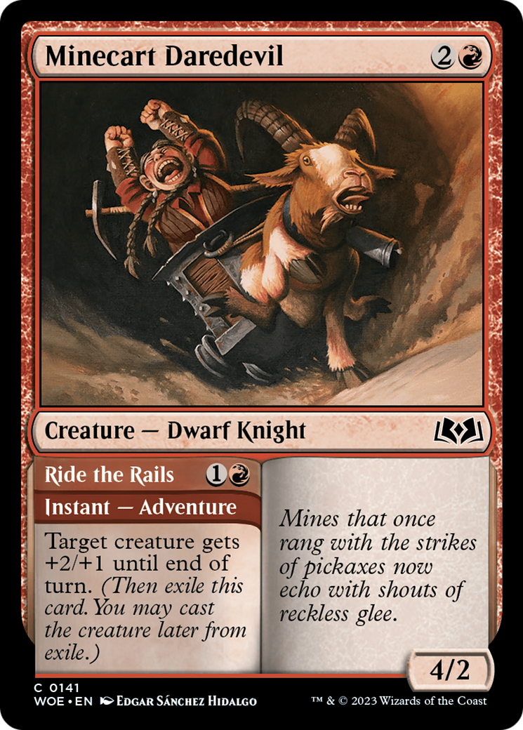 Minecart Daredevil // Ride the Rails [Wilds of Eldraine] | I Want That Stuff Brandon