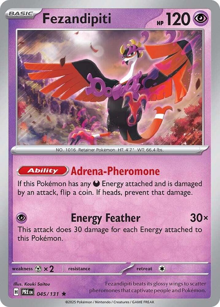 Fezandipiti (045/131) [Scarlet & Violet: Prismatic Evolutions] | I Want That Stuff Brandon