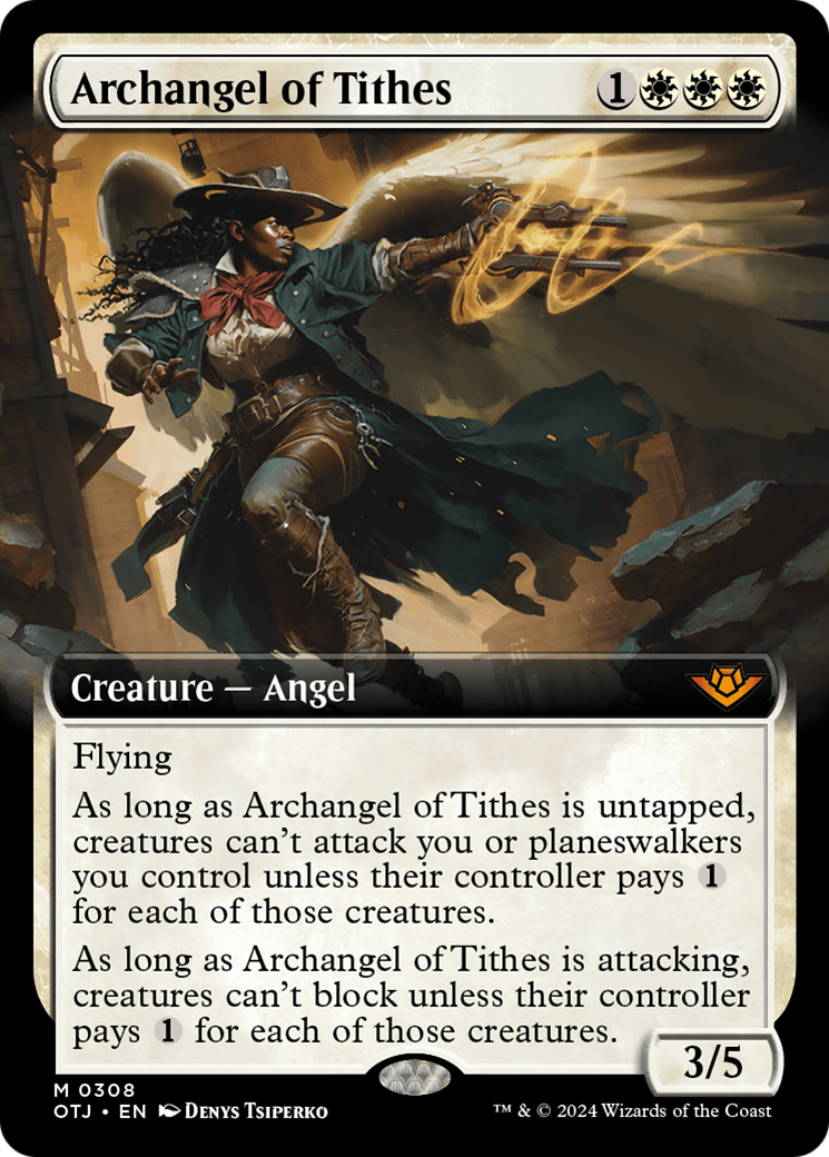 Archangel of Tithes (Extended Art) [Outlaws of Thunder Junction] | I Want That Stuff Brandon