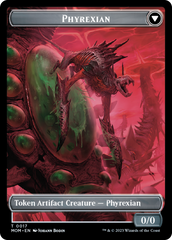 Incubator // Phyrexian (17) Double-Sided Token [March of the Machine Tokens] | I Want That Stuff Brandon