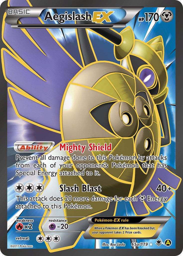 Aegislash EX (65a/119) [Alternate Art Promos] | I Want That Stuff Brandon