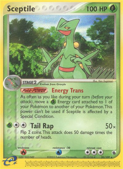 Sceptile (20/109) [EX: Ruby & Sapphire] | I Want That Stuff Brandon