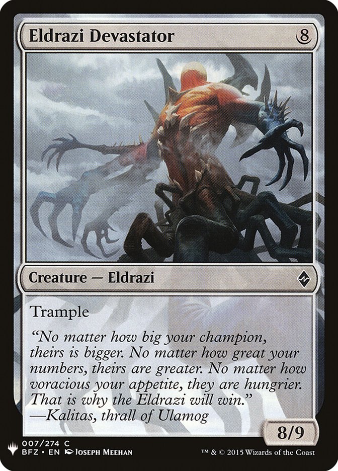 Eldrazi Devastator [Mystery Booster] | I Want That Stuff Brandon