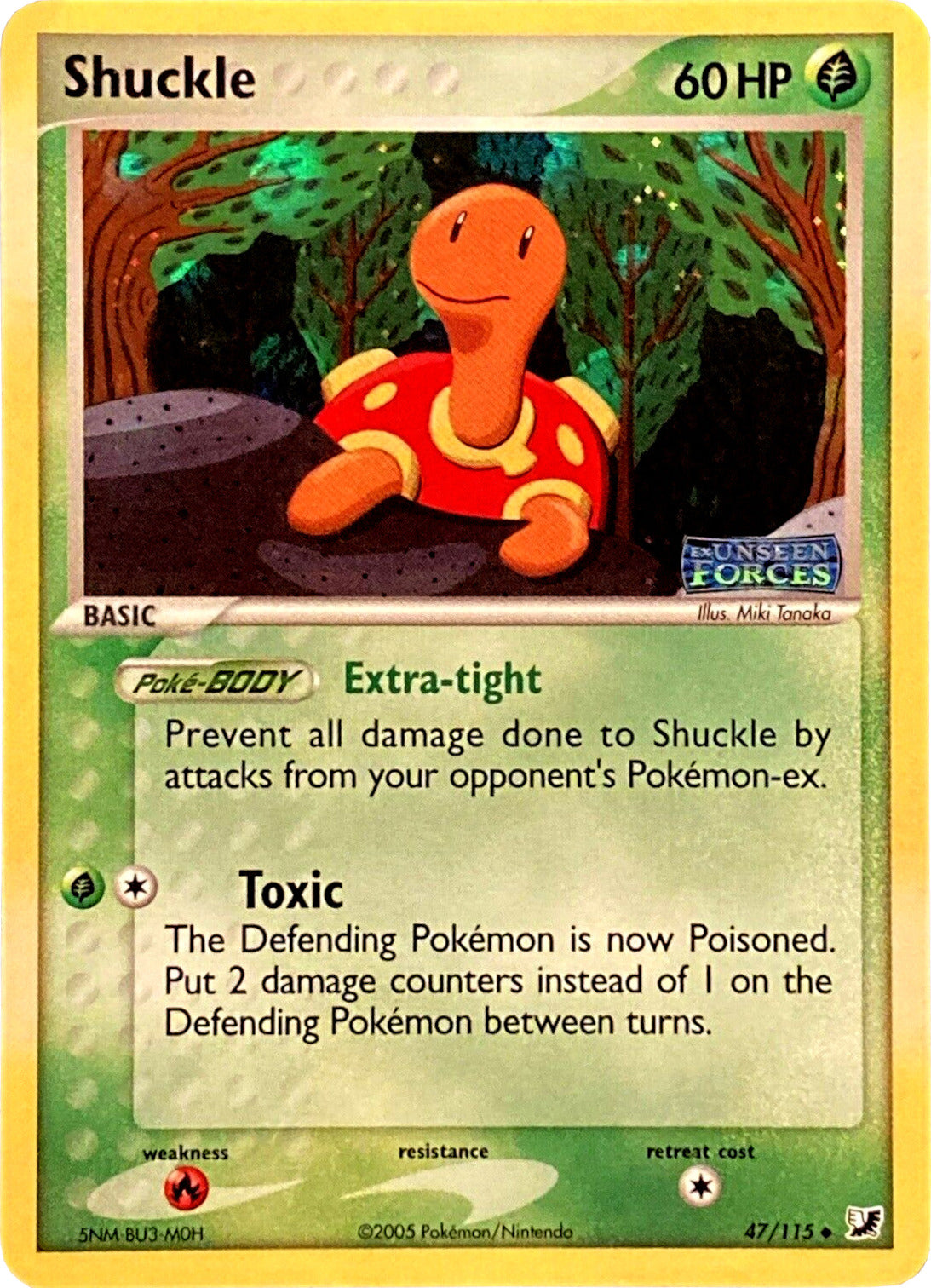 Shuckle (47/115) (Stamped) [EX: Unseen Forces] | I Want That Stuff Brandon