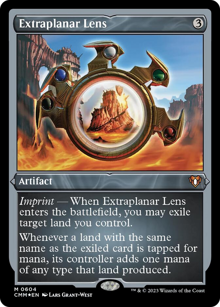 Extraplanar Lens (Foil Etched) [Commander Masters] | I Want That Stuff Brandon