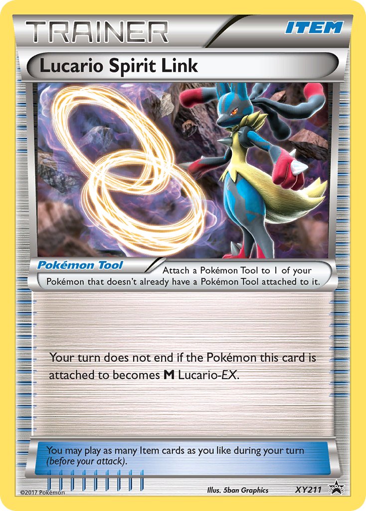 Lucario Spirit Link (XY211) [XY: Black Star Promos] | I Want That Stuff Brandon
