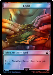 Fish // Food (0059) Double-Sided Token (Surge Foil) [Doctor Who Tokens] | I Want That Stuff Brandon