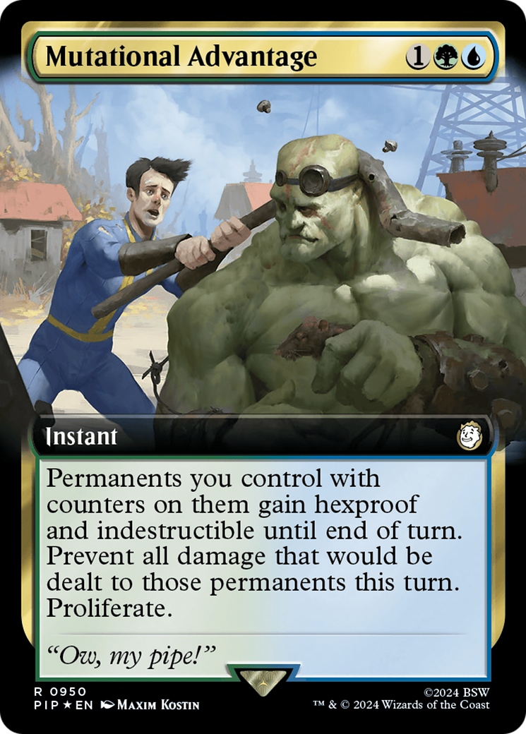 Mutational Advantage (Extended Art) (Surge Foil) [Fallout] | I Want That Stuff Brandon
