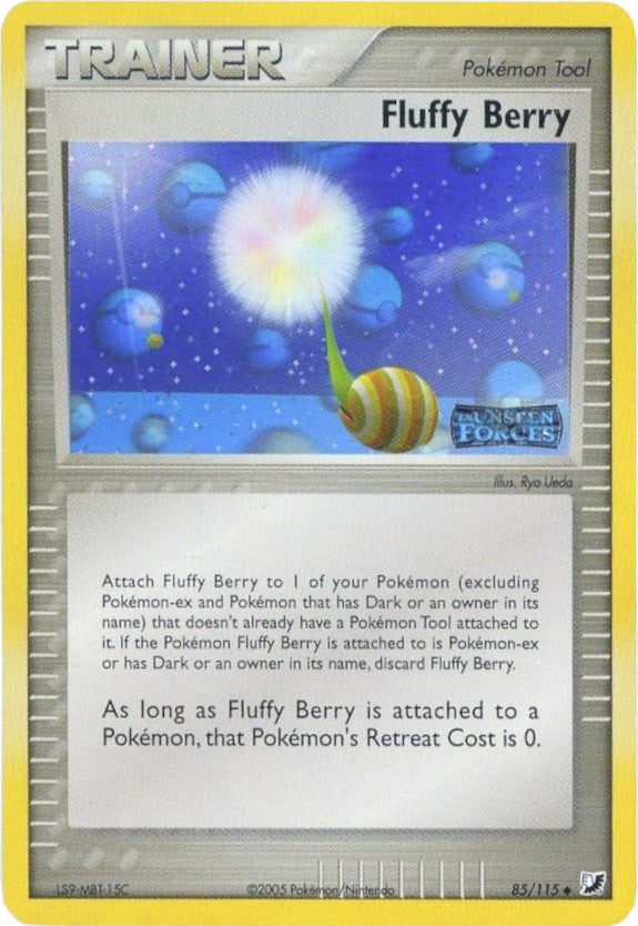 Fluffy Berry (85/115) (Stamped) [EX: Unseen Forces] | I Want That Stuff Brandon