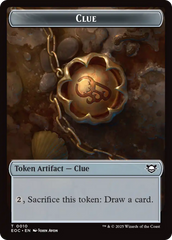 Copy // Clue Double-Sided Token [Edge of Eternities Commander Tokens] | I Want That Stuff Brandon