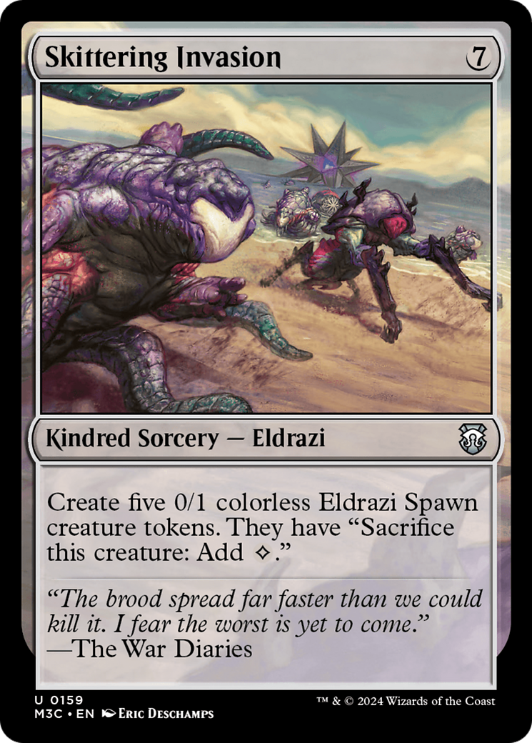 Skittering Invasion (Ripple Foil) [Modern Horizons 3 Commander] | I Want That Stuff Brandon